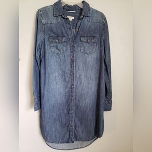 Merona Boot Barn Blue Jean Dress